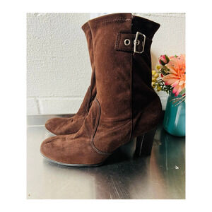 Predictions Tall Brown Suede Boots